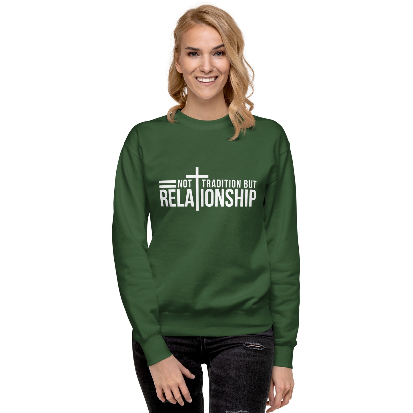 Relationship Not Tradition Sweatshirt