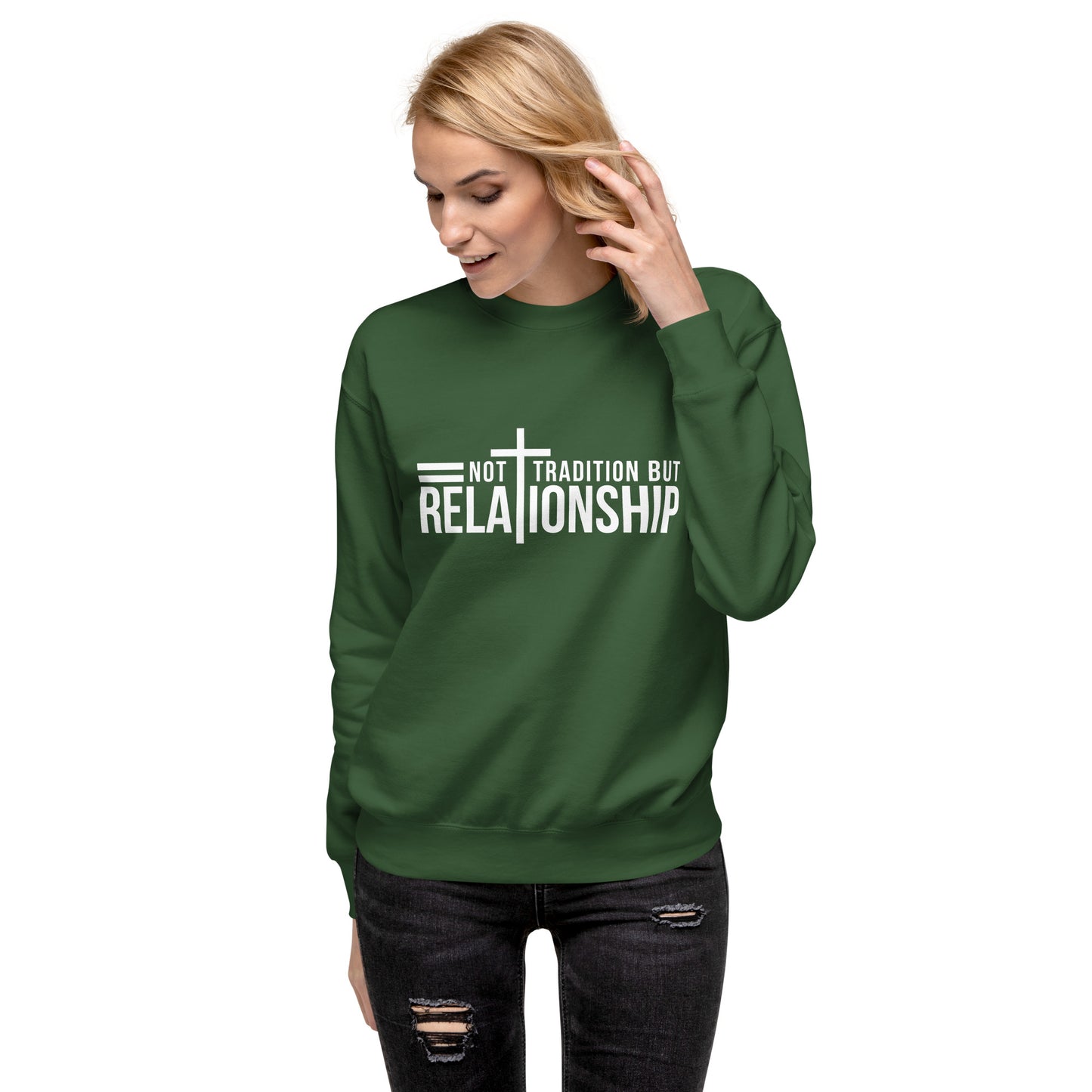 Relationship Not Tradition Sweatshirt