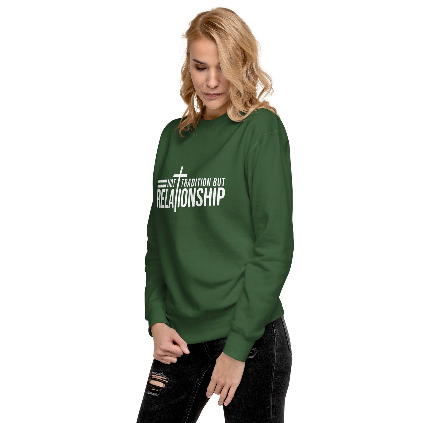 Relationship Not Tradition Sweatshirt