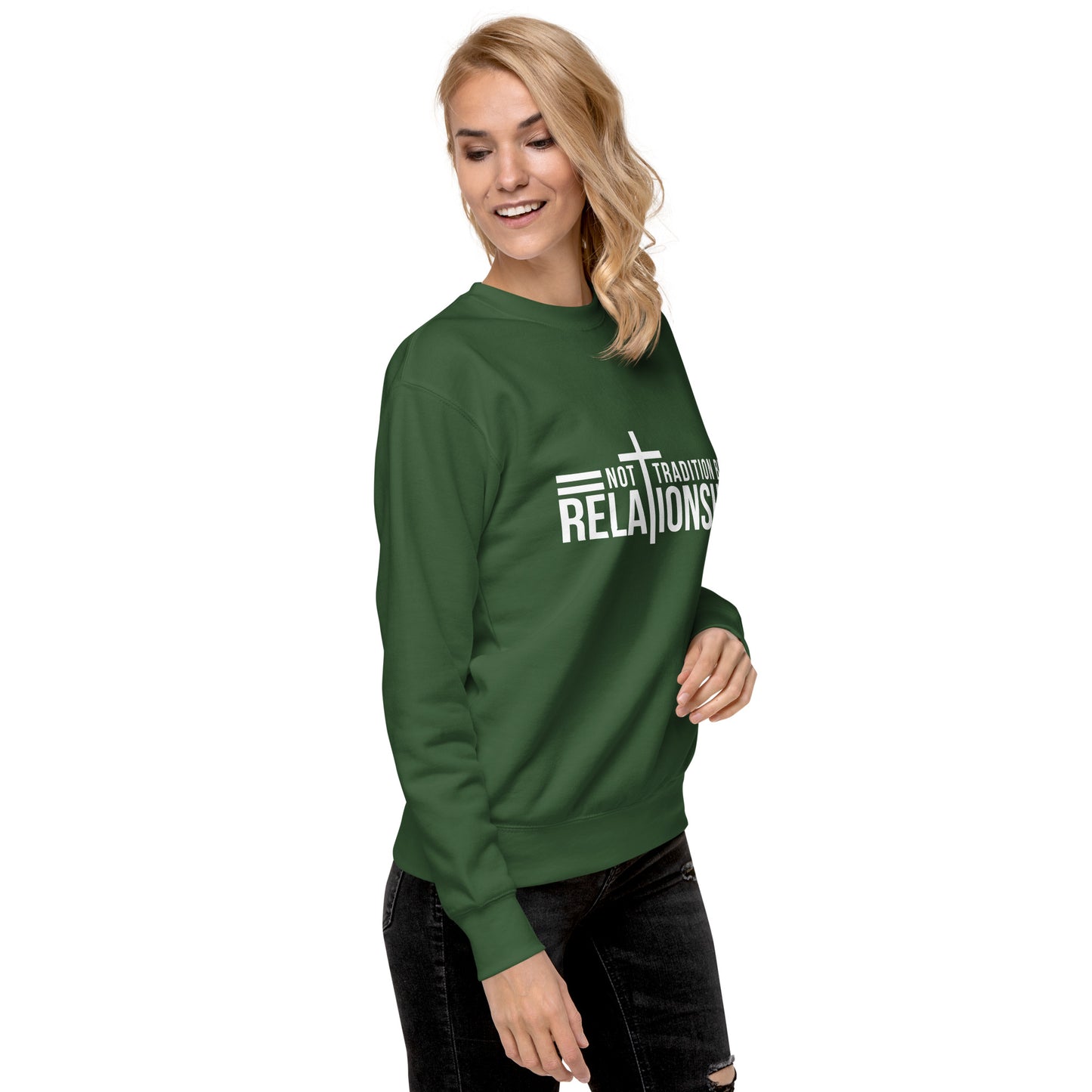 Relationship Not Tradition Sweatshirt