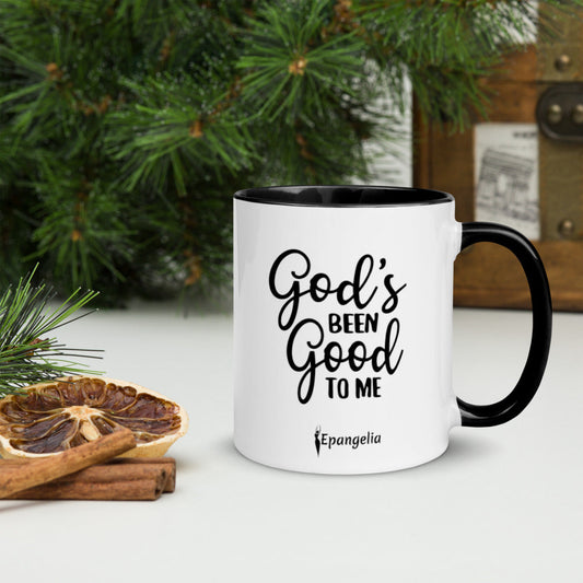 God's Been Good To Me Mug with Color Inside