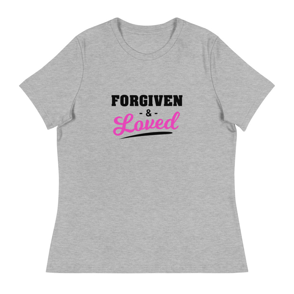 Forgiven + Loved Women's Relaxed T-Shirt Lt