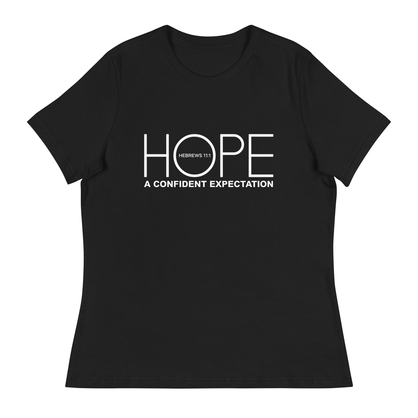 Hope A Confident Expectation Women's T-Shirt Black