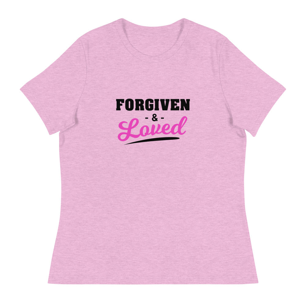 Forgiven + Loved Women's Relaxed T-Shirt Lt