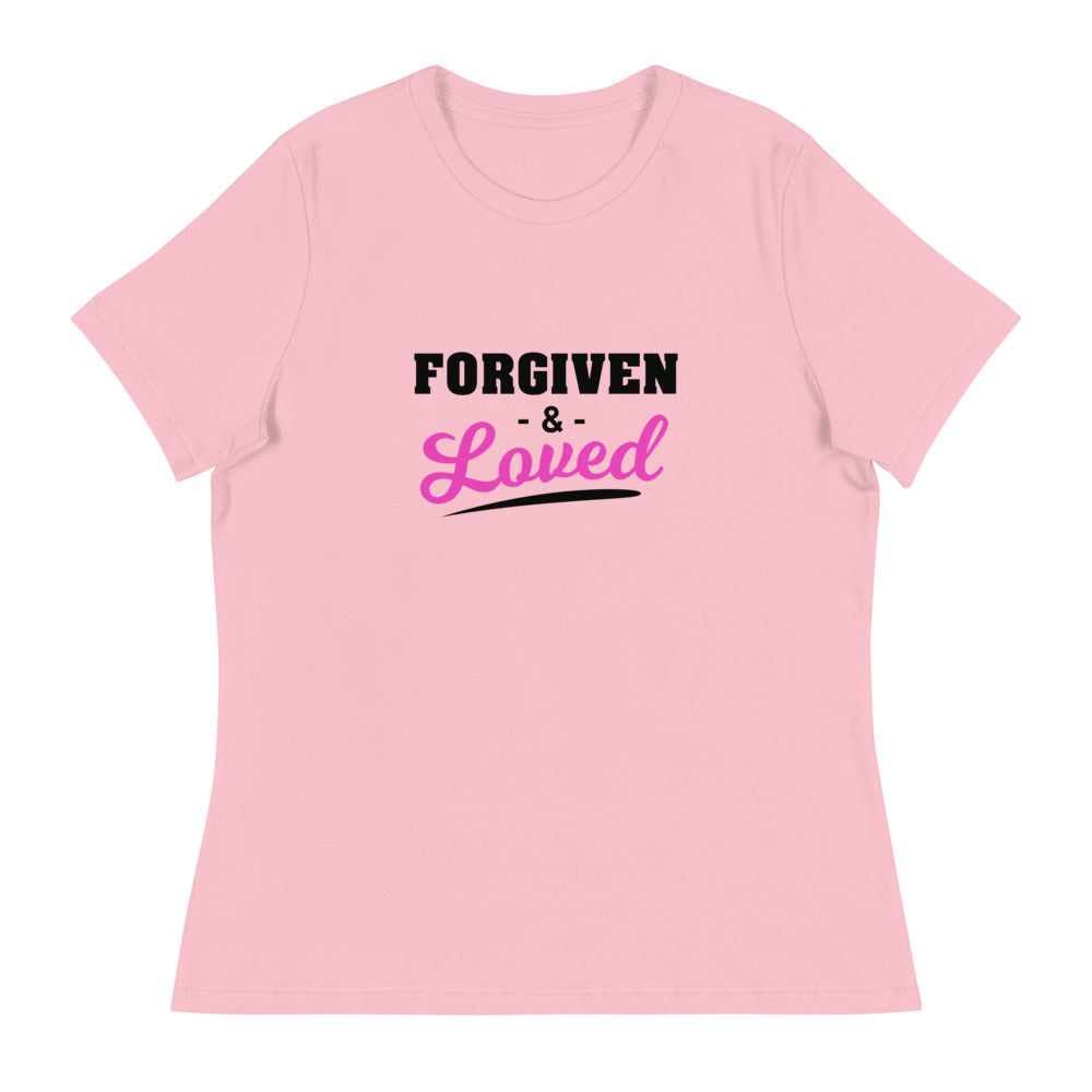 Forgiven + Loved Women's Relaxed T-Shirt Lt