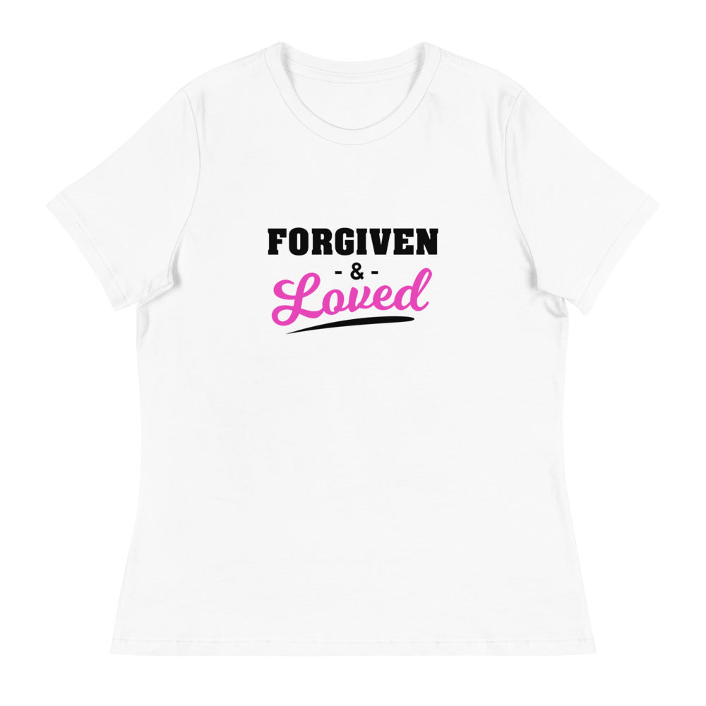 Forgiven + Loved Women's Relaxed T-Shirt Lt